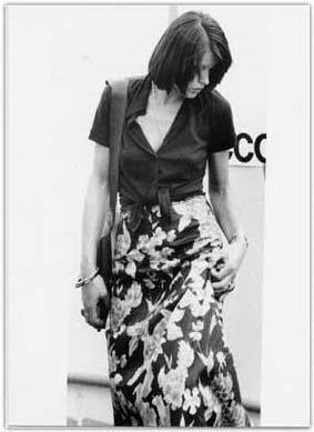 modella occasionale in Piazza Navona - 1975