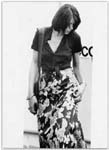 modella occasionale in Piazza Navona - 1975